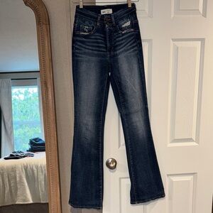 BKE Dark Blue Flare Jeans